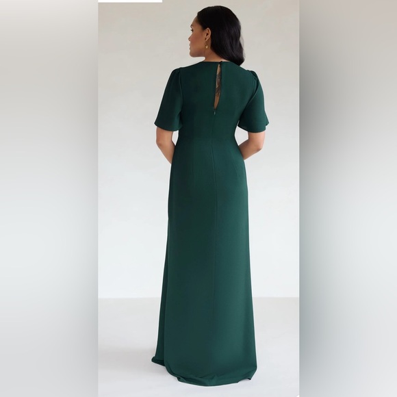 Park & Fifth Bridesmaid Dress Size M Hunter Green NWT - Picture 3 of 4